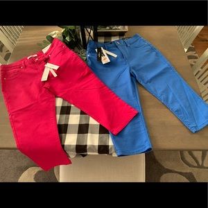 Lot of 2 identical d.jean capris